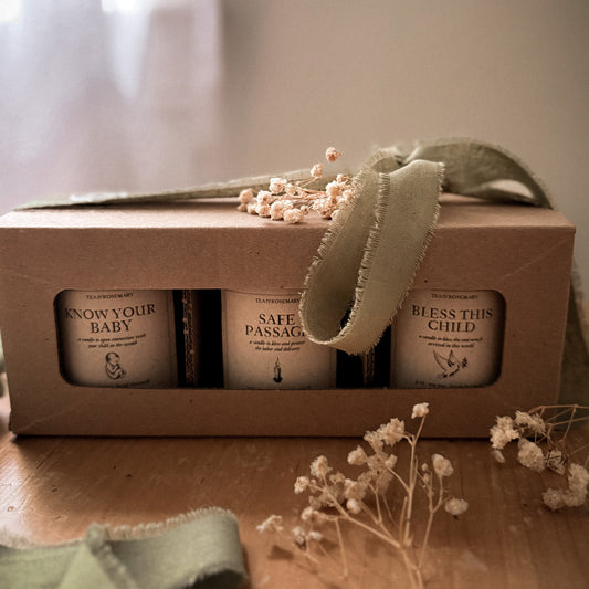 Mother & Child Blessing Candle Set