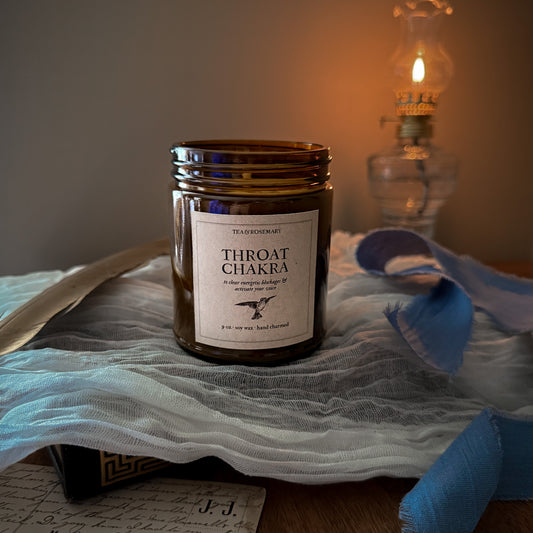 Throat Chakra Spell Candle