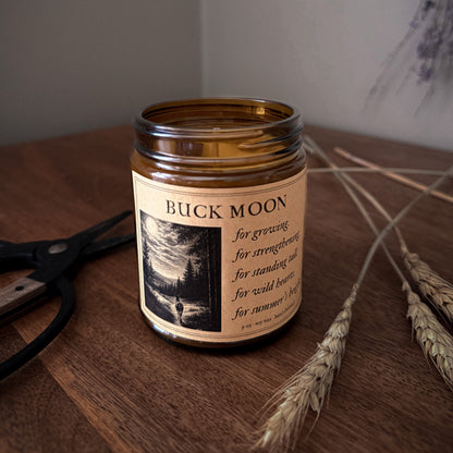 Buck Moon Spell Candle
