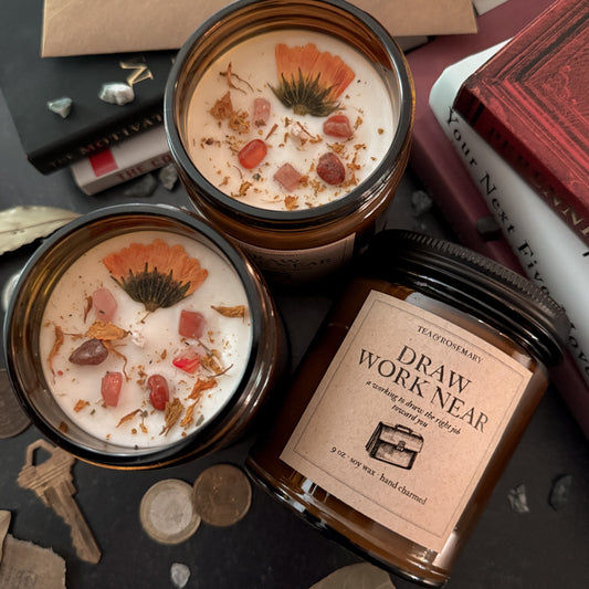 Draw Work Near Spell Candle