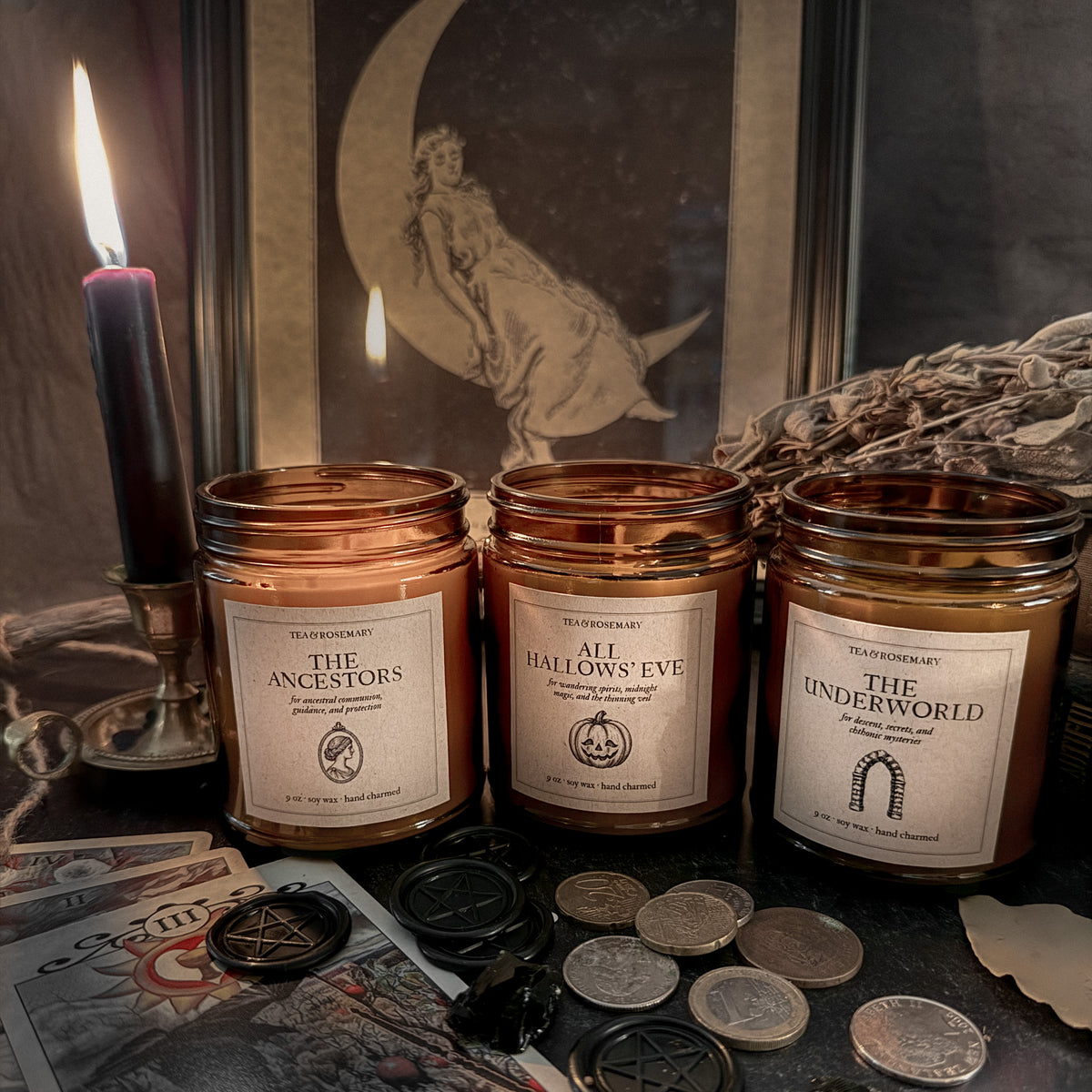 All Hallows' Eve Spell Candle