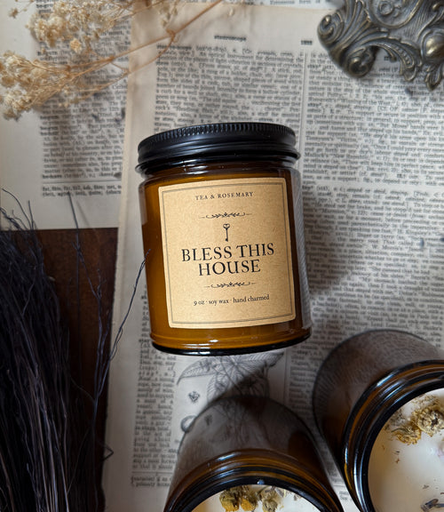 Hand-Charmed House Blessing Candle (April Batch)